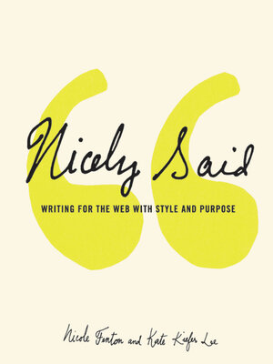 cover image of Nicely Said